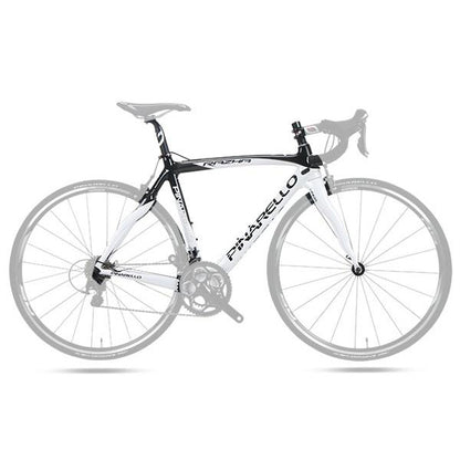 Pinarello Razha Carbon Fiber Frameset - Black / White