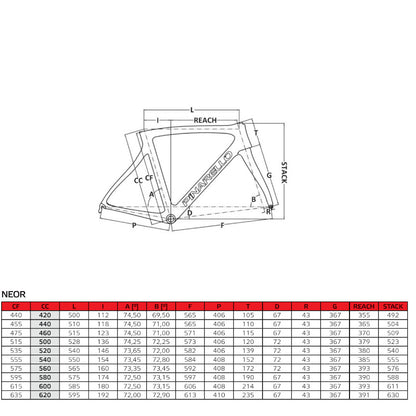 Pinarello Neor Frameset - Matte Black / Yellow